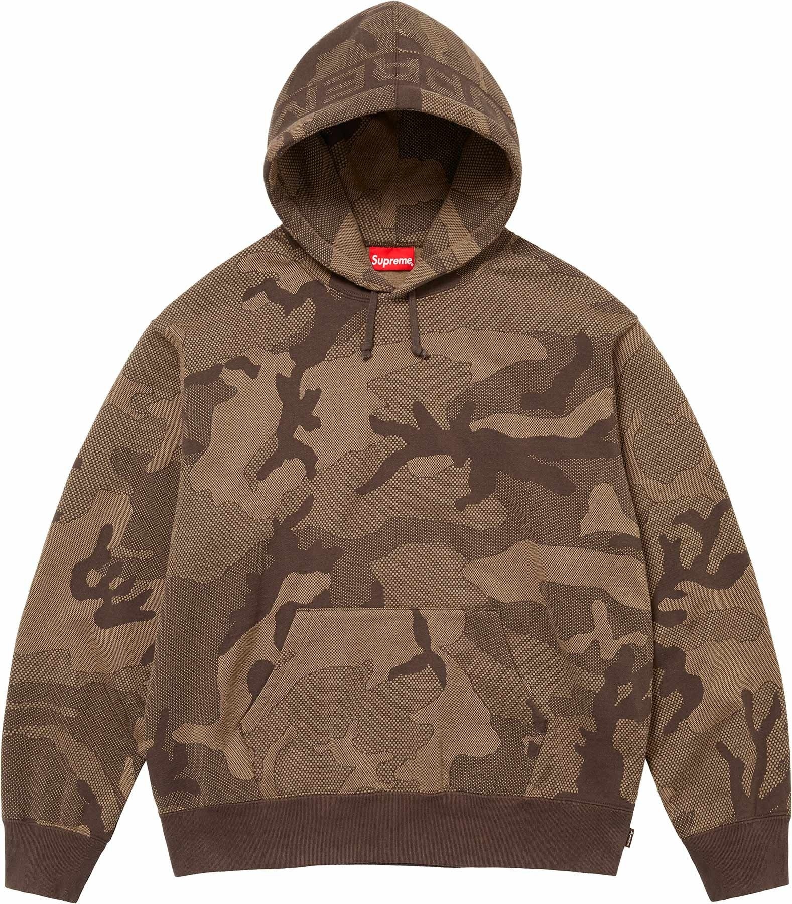 Jacquard Stripe Hooded Sweatshirt view 10